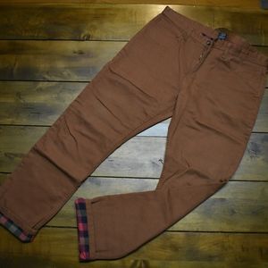 J Crew The Sutton Flannel Lined Pants 
